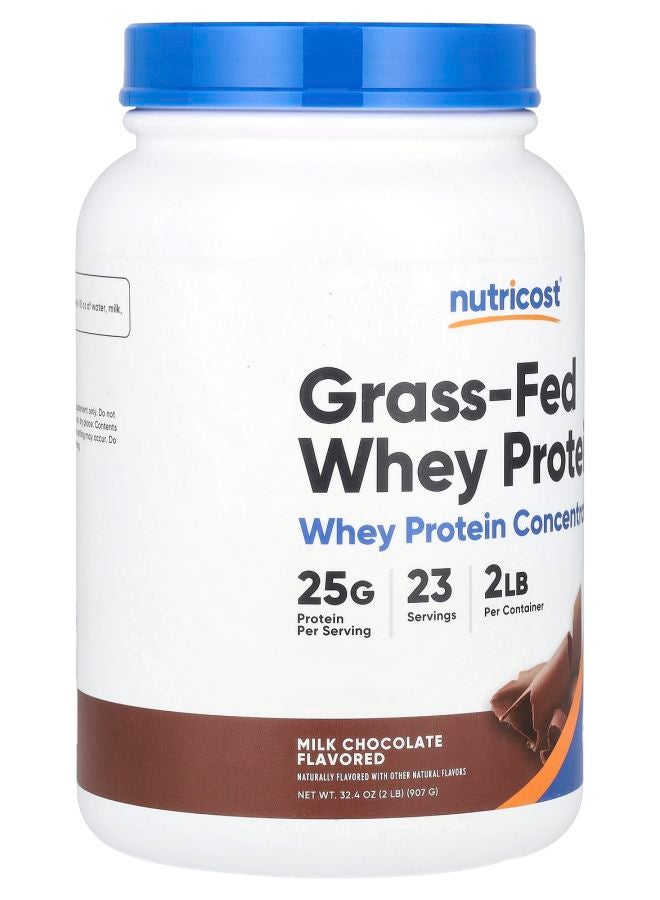 Nutricost Grass-Fed Whey Protein Milk Chocolate  2 lb (907 g) - Image 2