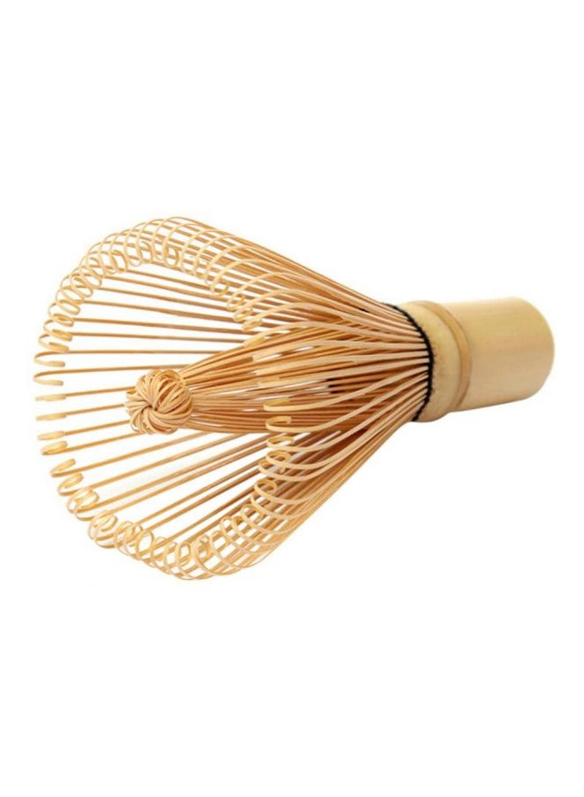 Green Tea Powder Bamboo Whisk Beige 10x5.5x2.5cm - Image 2