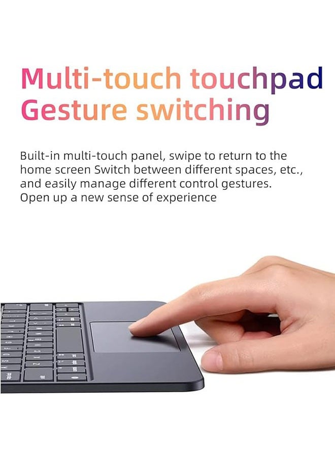 Keyboard for iPad Pro 12.9-inch 2022-6th / 2021-5th / 2020-4th / 2018-3rd Generation 12.9-inch Keyboard with Case, Ultra-Slim Rugged Wireless Case with Trackpad  - Image 3