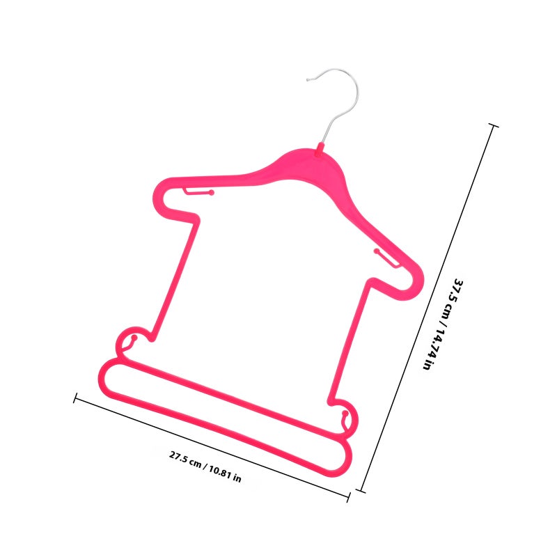 20pcs Baby Clothes Hangers Infant Clothes Hangers Kids Clothes Drying Hangers Closet Hanger Nursery Clothes Hanger Showing Hanger - Image 2