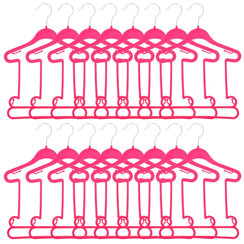 20pcs Baby Clothes Hangers Infant Clothes Hangers Kids Clothes Drying Hangers Closet Hanger Nursery Clothes Hanger Showing Hanger - Image 5