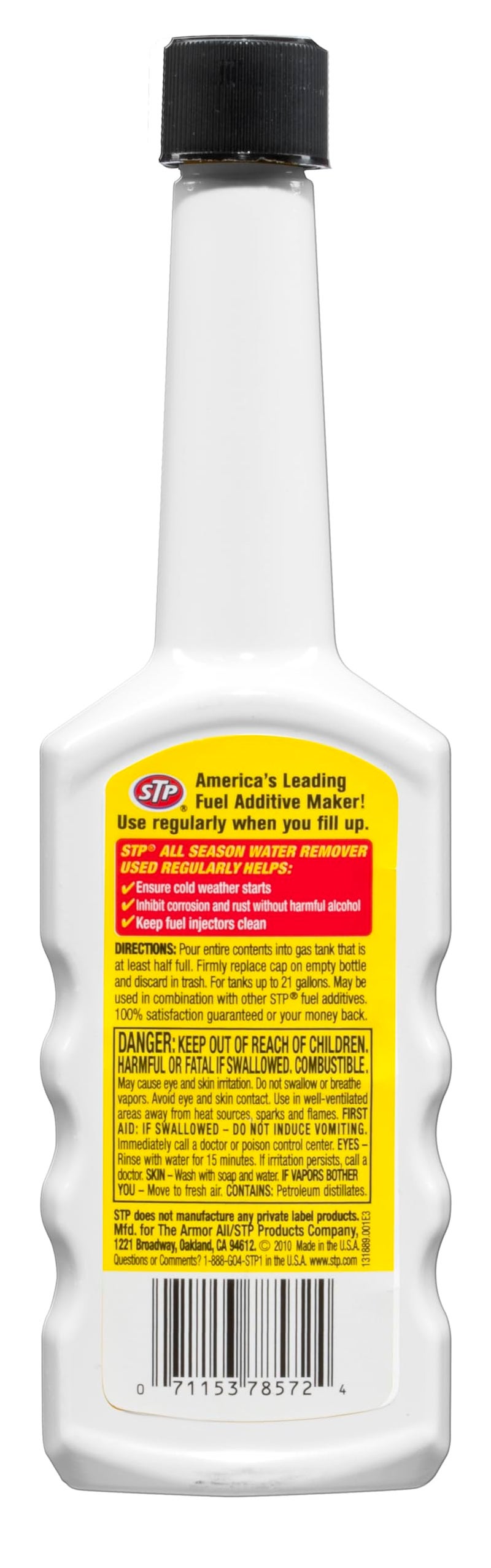 STP Water Remover, All Season Cleaner for Cars & Truck, Bottles, 5.25 Fl Oz, Pack of 12, 78572-12PK - Image 4