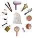 Marlowe & Co Marlowe Co Silicone Hair Salon and Makeup Kit for Toddlers and Children 12 Piece Mess Free Pretend Play Beauty Set for Girls with Storage Bag - Image 2