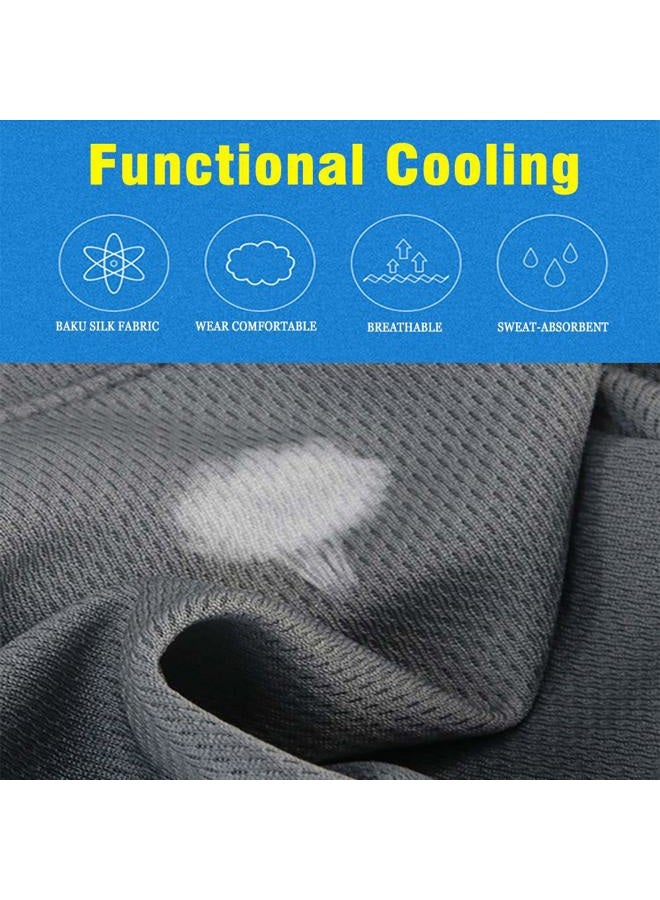 WSHSTS 3 Pack Cooling Skull Cap Helmet Liner Sweat Wicking Cycling Running Hat for Men Women, Black,royal Blue,grey, M - Image 3