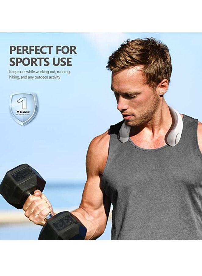 NEXAIR Portable Neck Fan - 3 Speed Rechargeable Bladeless Neck Cooler, Quiet Operation, Comfortable Lightweight Personal Neck Fan For Women & Men Modern Design, Great Fan For Travel, Outdoors & Sports - Image 4