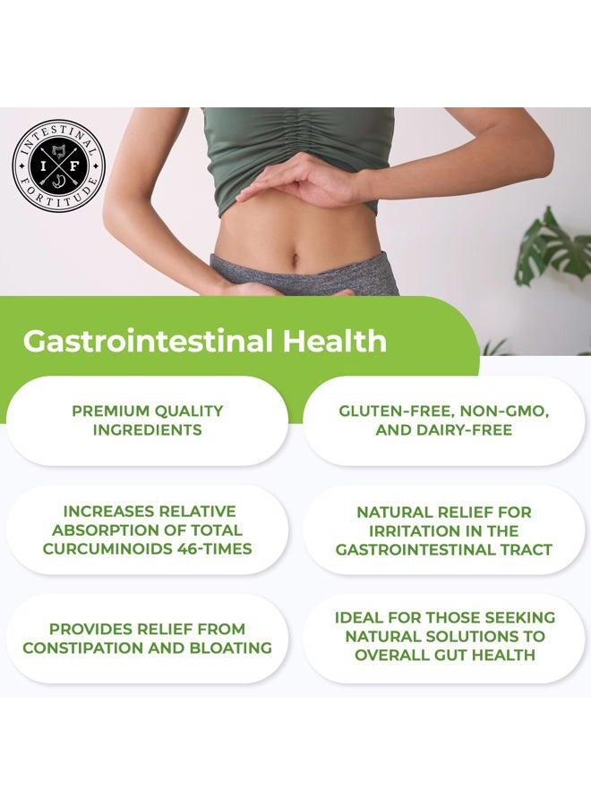 Intestinal Fortitude Herbal Anti Inflammatory Supplement AI-5 by with CurcuWIN Turmeric Curcumin Boswellia Serrata Ginger Root EGCG Green Tea Extract Berberine HCL Gut Health Supplement IBD IBS - Image 4