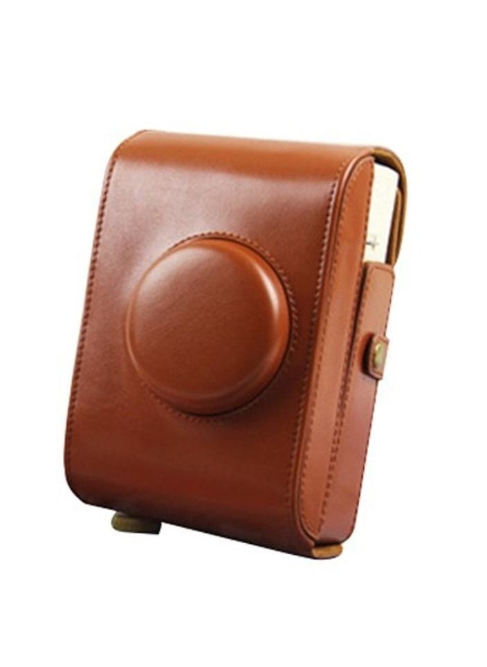 Rubik - Lomography Lomo Instant Retro PU Leather Camera Case Bag with Strap for (Lomography Lomo Instant) Camera - Brown - Image 1