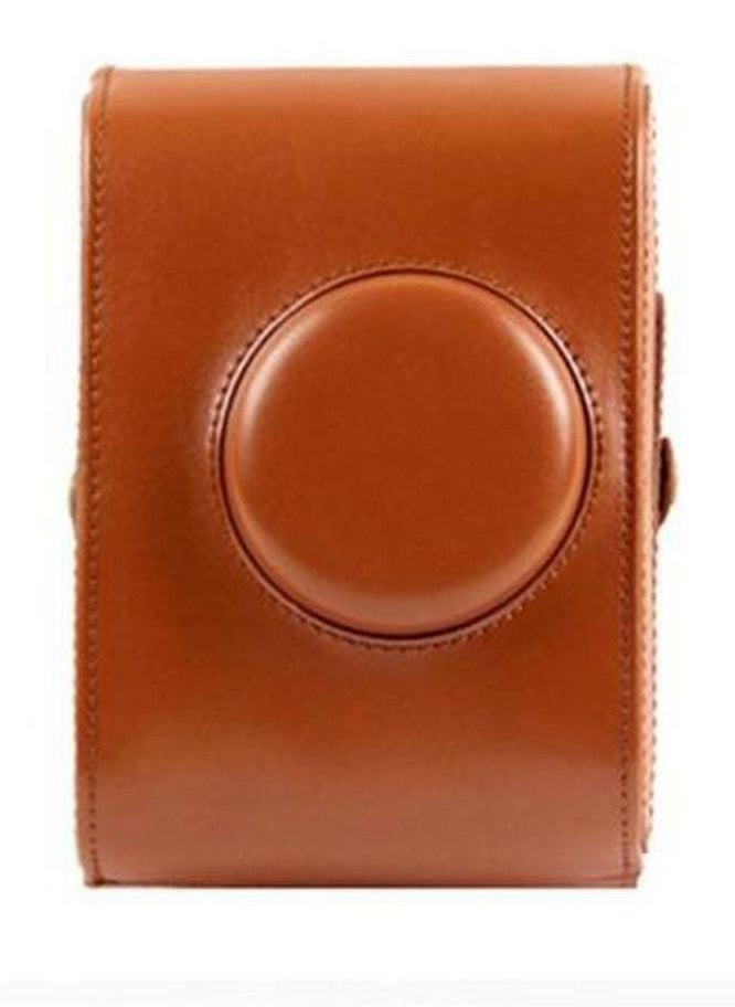 Rubik - Lomography Lomo Instant Retro PU Leather Camera Case Bag with Strap for (Lomography Lomo Instant) Camera - Brown - Image 1