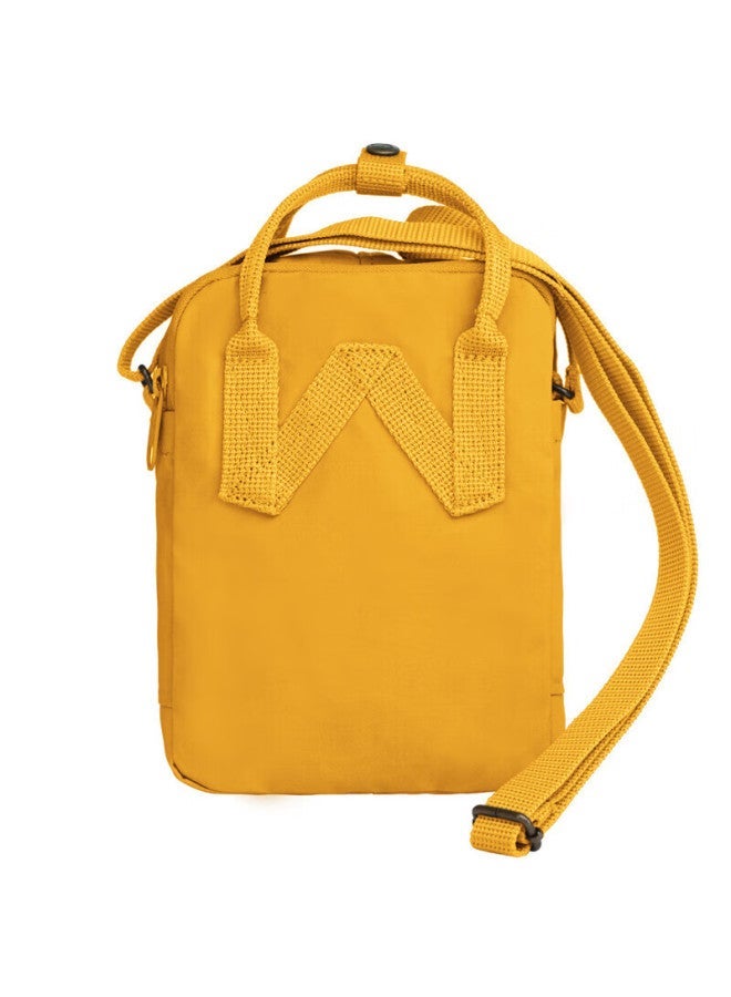 Fjallraven Crossbody Bag, Streetwear Shoulder Bag For Men And Women, School Bag 23797-160, Ochre Color, 2.5l, New Year Gift - Image 2