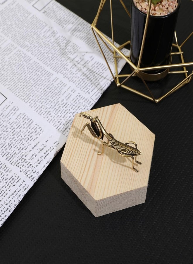 توي اند اونا تمثال فرس النبي النحاسي من توياندونا، قطعة واحدة: تمثال فرس النبي النحاسي، ديكور عتيق، تمثال حشرة فرس النبي النحاسي، مناسب لتزيين المنزل والمكتب - Image 4