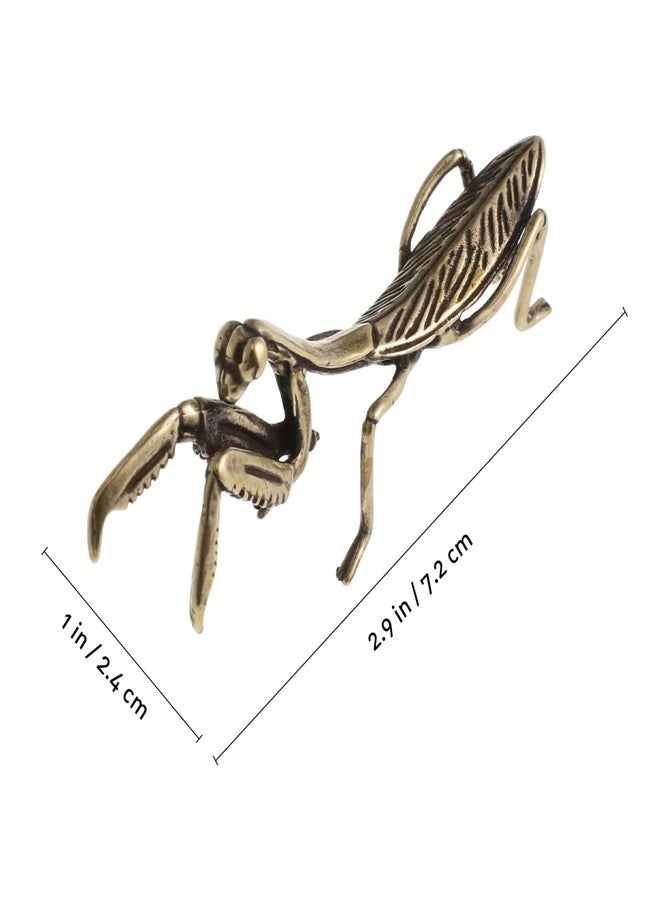 توي اند اونا تمثال فرس النبي النحاسي من توياندونا، قطعة واحدة: تمثال فرس النبي النحاسي، ديكور عتيق، تمثال حشرة فرس النبي النحاسي، مناسب لتزيين المنزل والمكتب - Image 2