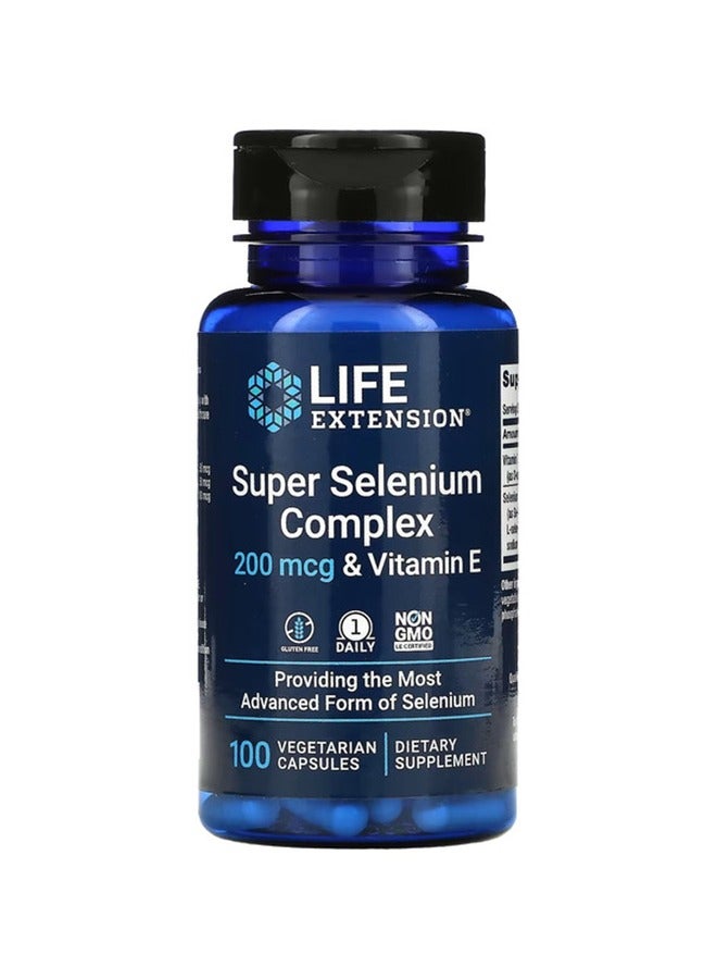 Life Extension Super Selenium Complex 200 mcg - 100 Capsules - Image 1