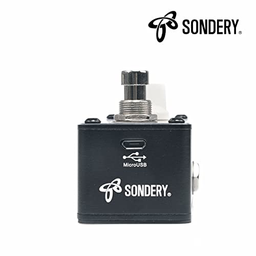 Sondery Looper Pedal Triple Loop, Each Track 30 Minutes Looping Time, Access to Upload/Download Music Files Via Enclosed USB Cable from/to Each Track, Unlimited Overdubs Undo/Redo, True Bypass - Image 5