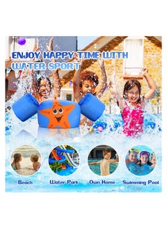SYOSI Kids Swim Vest, Foldable Arm Bands Swim Float Vest Jacket with Adjustable Strap, Swimming Armbands Float Vest, Swim Training Jacket, Arm Bands Kids for Girls and Boys 2-7-Year-Old to Swim  - Image 2