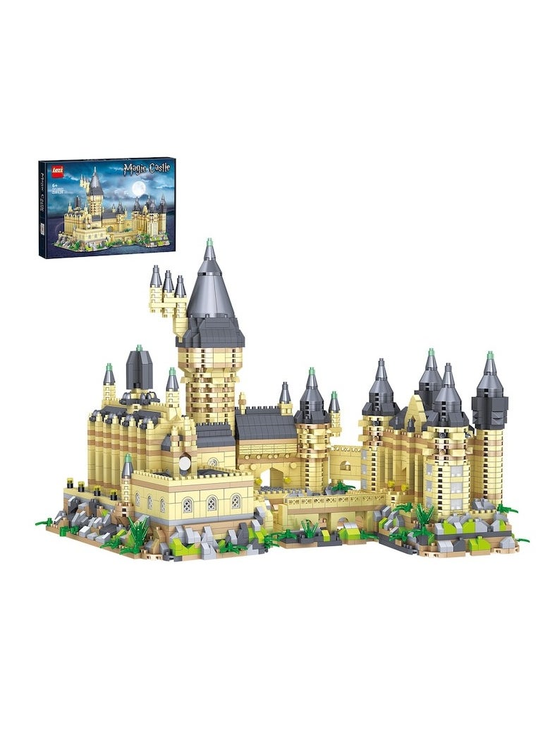 XiuWoo 3000+PCS Castle Building Set, Best Choice for 6+ Boys, Girls or Adults, Collectible Architecture Decoration, Birthday Gifts for Kids, 2 meters light string  - Image 1