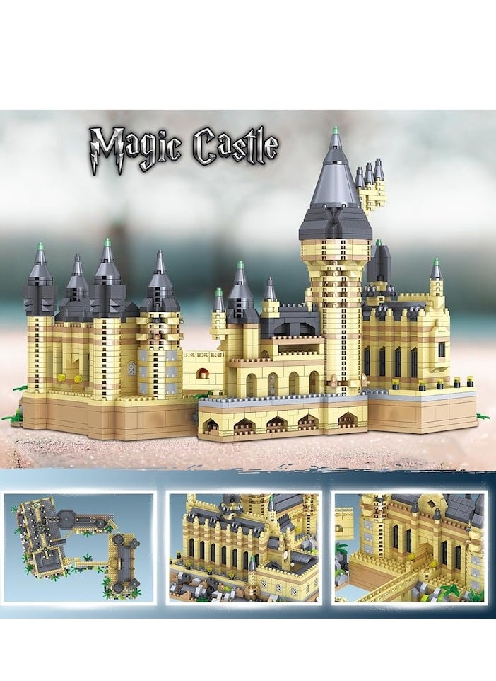 XiuWoo 3000+PCS Castle Building Set, Best Choice for 6+ Boys, Girls or Adults, Collectible Architecture Decoration, Birthday Gifts for Kids, 2 meters light string  - Image 2