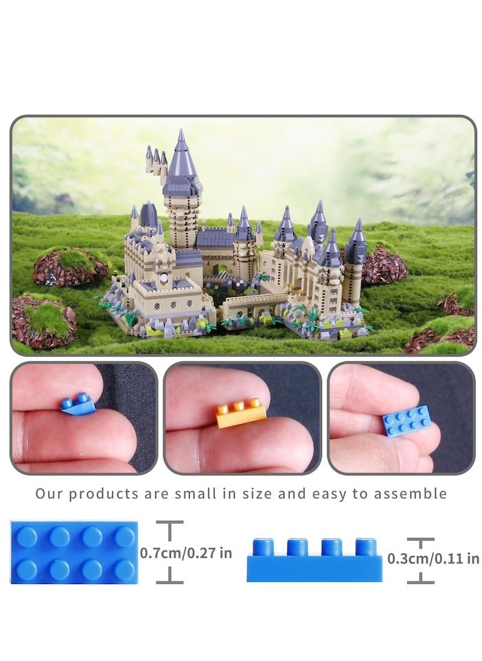XiuWoo 3000+PCS Castle Building Set, Best Choice for 6+ Boys, Girls or Adults, Collectible Architecture Decoration, Birthday Gifts for Kids, 2 meters light string  - Image 3