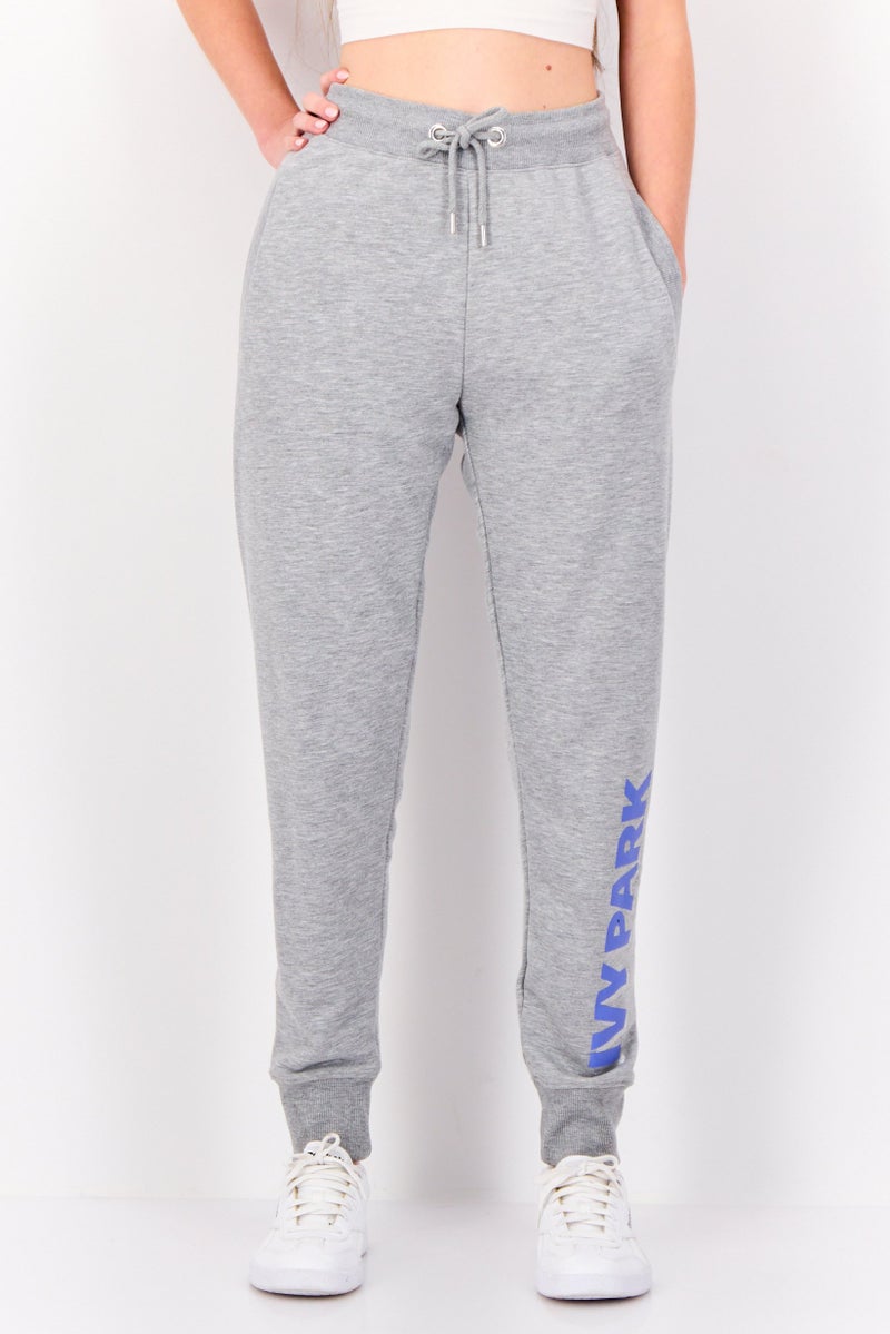 Ivy Park Women Sportswear Fit Drawstring Outdoor Sweatpants, Grey  - Image 1