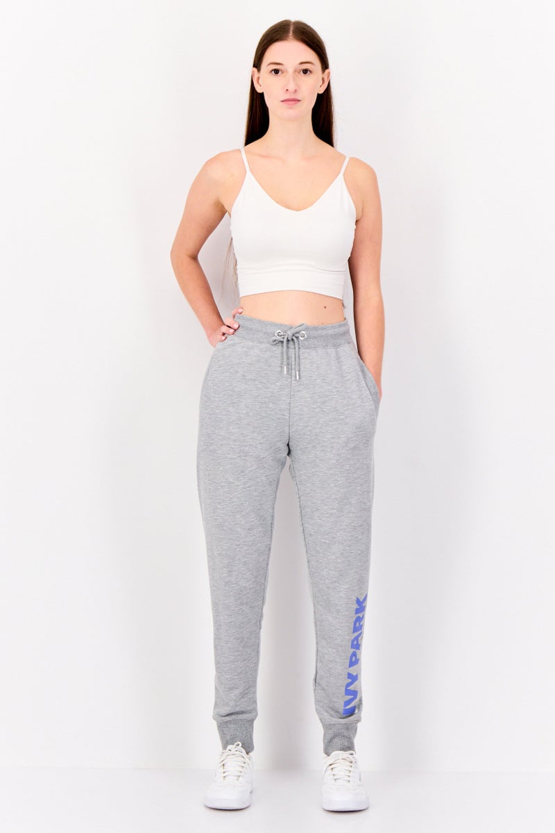 Ivy Park Women Sportswear Fit Drawstring Outdoor Sweatpants, Grey  - Image 4