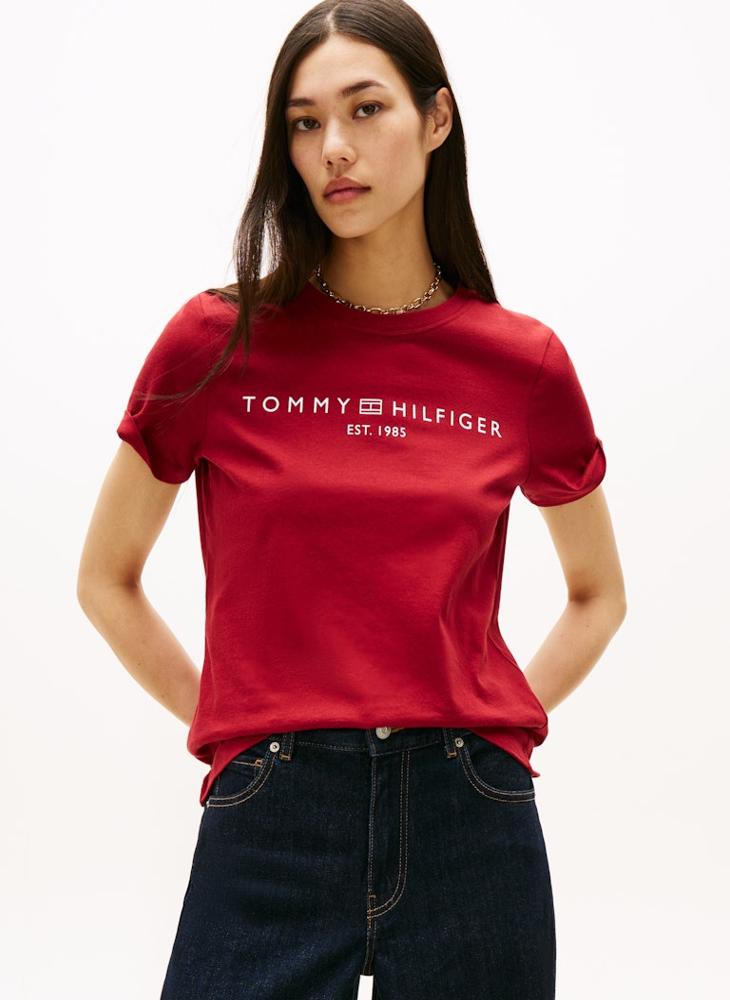 TOMMY HILFIGER Graphic Crew Neck T-Shirt - Image 1