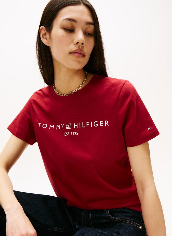 TOMMY HILFIGER Graphic Crew Neck T-Shirt - Image 3