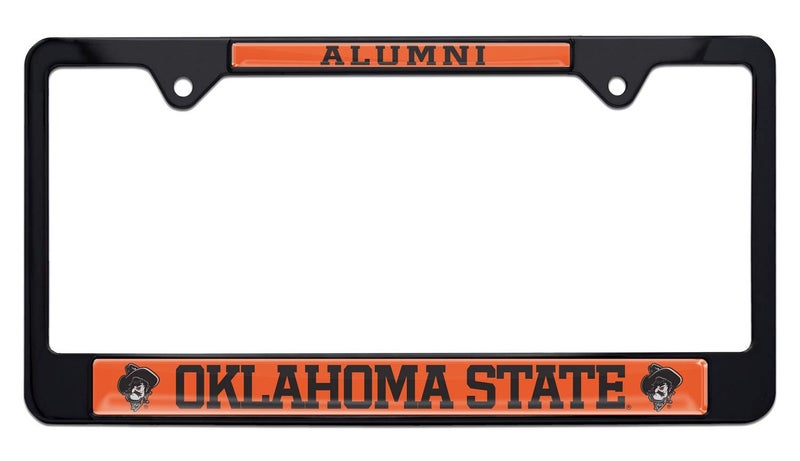 Elektroplate Oklahoma State Alumni Black License Plate Frames
