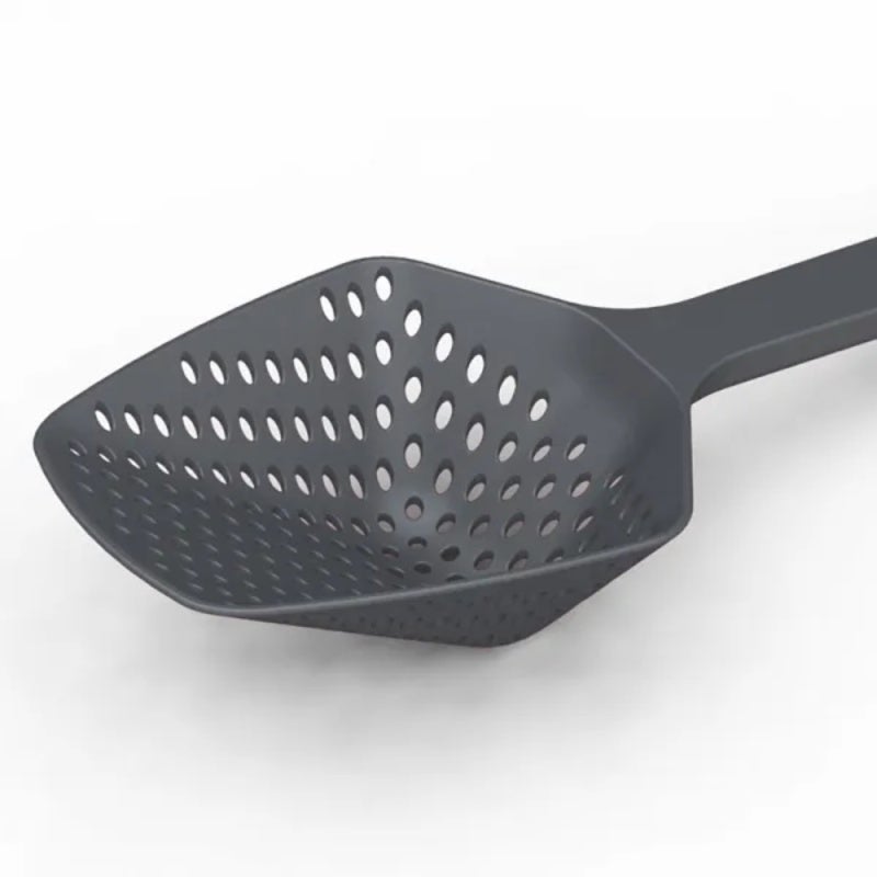 Pink Skimmer 34.5x12.5x5.5cm Ergonomic Handle - High Temperature Resistant Up To 240 Degrees Celsius Lightweight Kitchen Scoop for Home Kitchen Food Straining Portioning Serving - Image 4