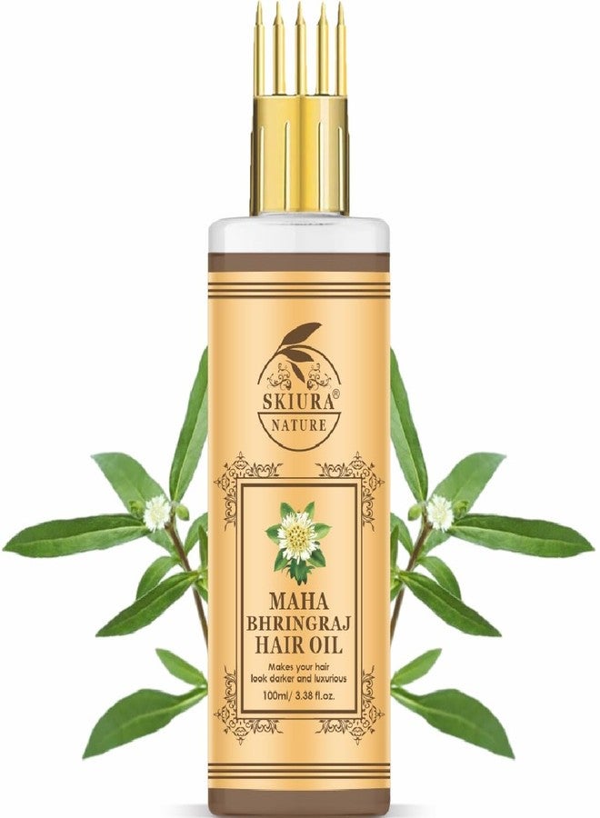 Skiura nature Maha Bhringraj Oil for Hair Growth, Hair Fall Control and Strong Hair 100 ML - Image 1