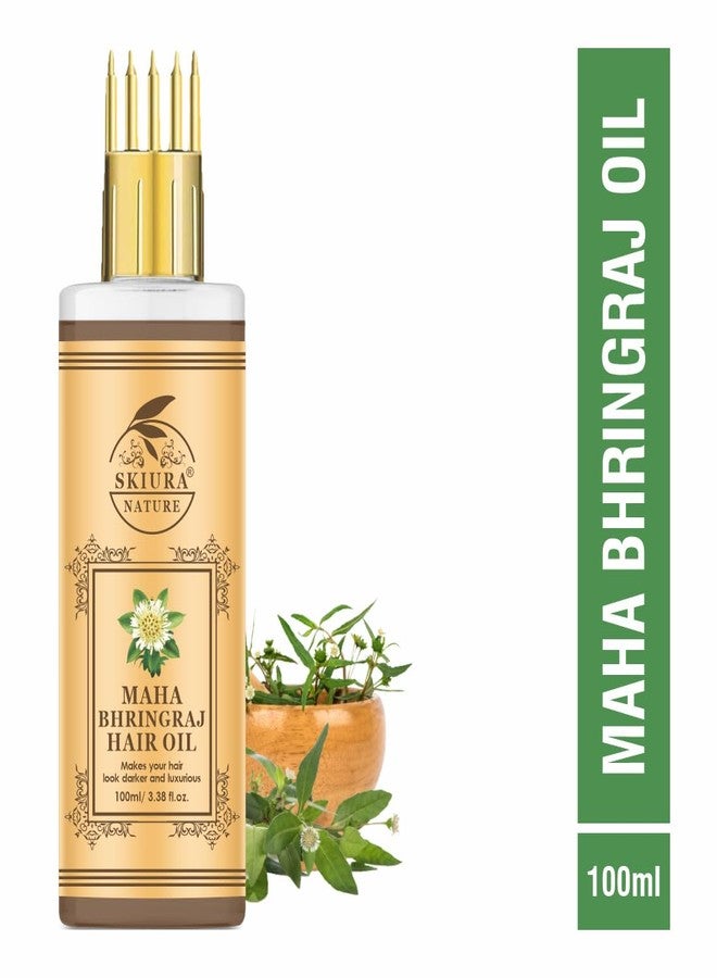 Skiura nature Maha Bhringraj Oil for Hair Growth, Hair Fall Control and Strong Hair 100 ML - Image 5