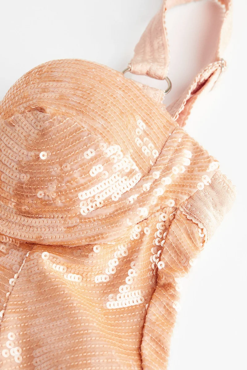 H&M Sequined mini dress