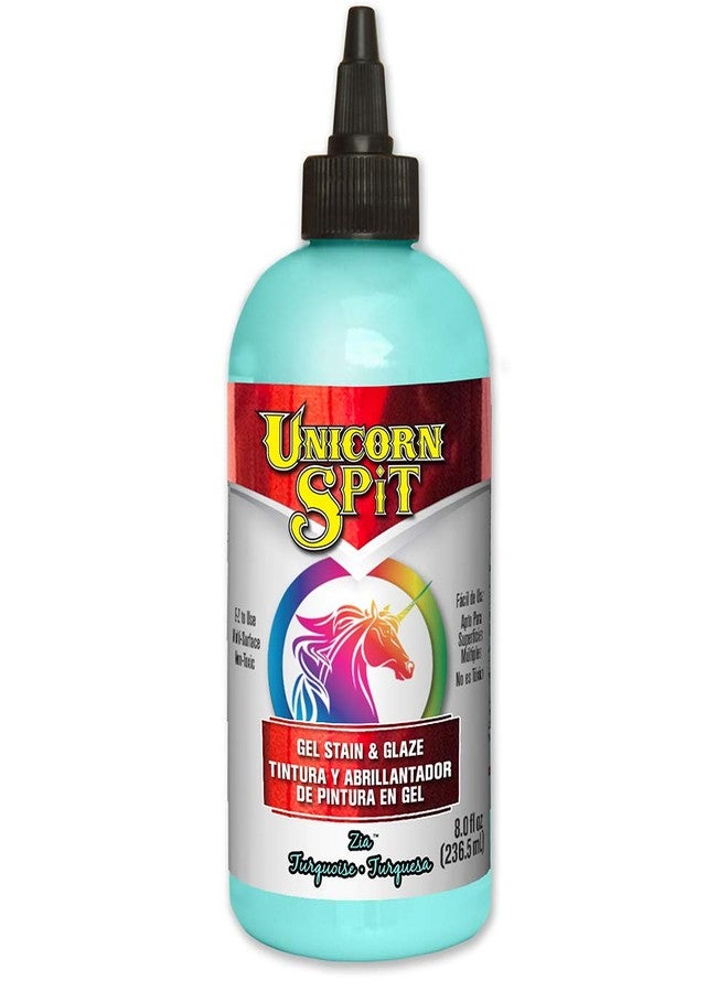 Unicorn SPiT 5771006 Gel Stain & Glaze Zia Teal 8.0 Fl Oz Bottle - Image 1