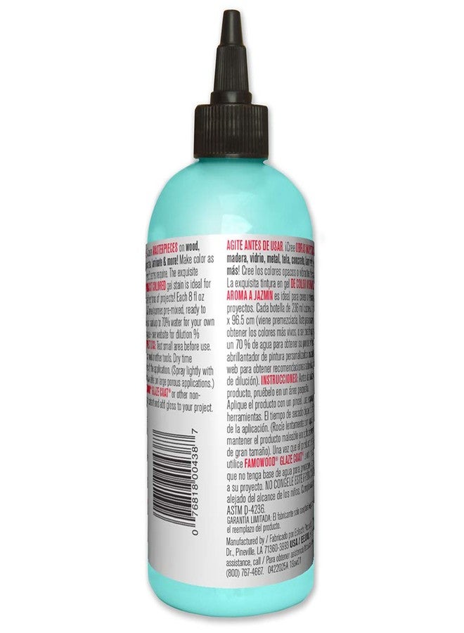 Unicorn SPiT 5771006 Gel Stain & Glaze Zia Teal 8.0 Fl Oz Bottle - Image 2