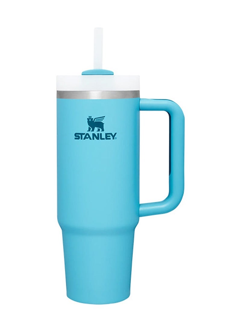 Stanley - Stanley Quencher H2.0 FlowState Tumbler 30OZ BLUE - POOL Stainless Steel Vacuum Insulated with 3-Position Lid and Straw Perfect for Water Iced Tea Coffee On-the-Go Hydration Ideal Gift Stanley Cup - Image 1