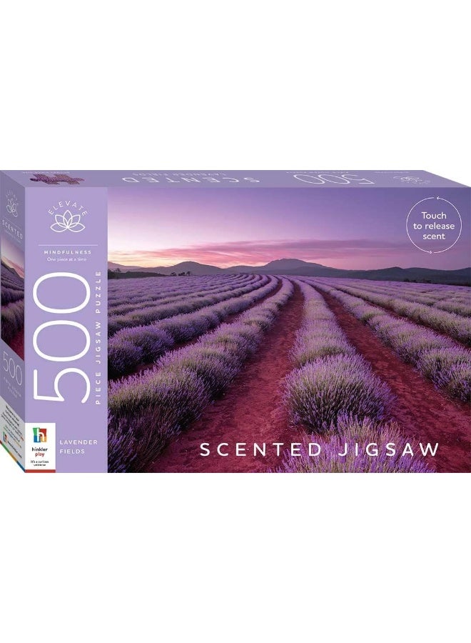 Hinkler Elevate Lavender Fields Scented Jigsaw Puzzle Kit 500-Pieces - Image 1