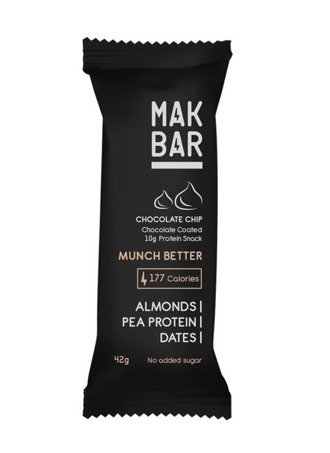 MAK BAR Chocolate Chip Protein Bar 42g 42g