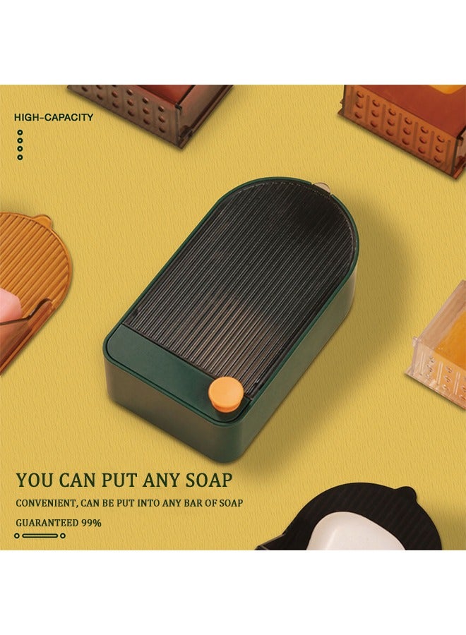 Durable Soap Holder, Wall-Mounted Soap Container, Waterproof and Dustproof, Easy to Clean, Suitable for Bathroom, Washstand, Kitchen - Image 4