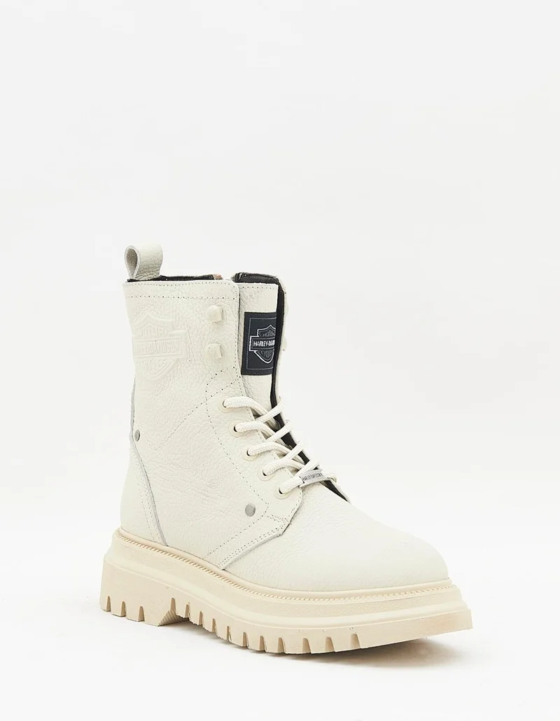 HARLEY DAVIDSON Dearie Women's Beige Boots 026Z100029-B10-G4