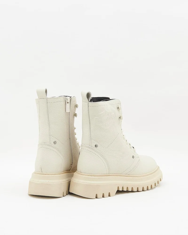 HARLEY DAVIDSON Dearie Women's Beige Boots 026Z100029-B10-G4