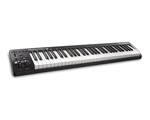 M-Audio MAUDIO Keystation 61 MK3 Synth Action 61 Key USB MIDI Keyboard Controller with Assignable Controls Pitch and Mod Wheels and Software Included