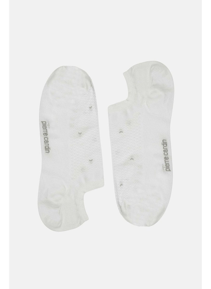 pierre cardin Bamboo 6-Pack Men's Sneakers Non-Slip Socks 3072-PC White  - Image 4
