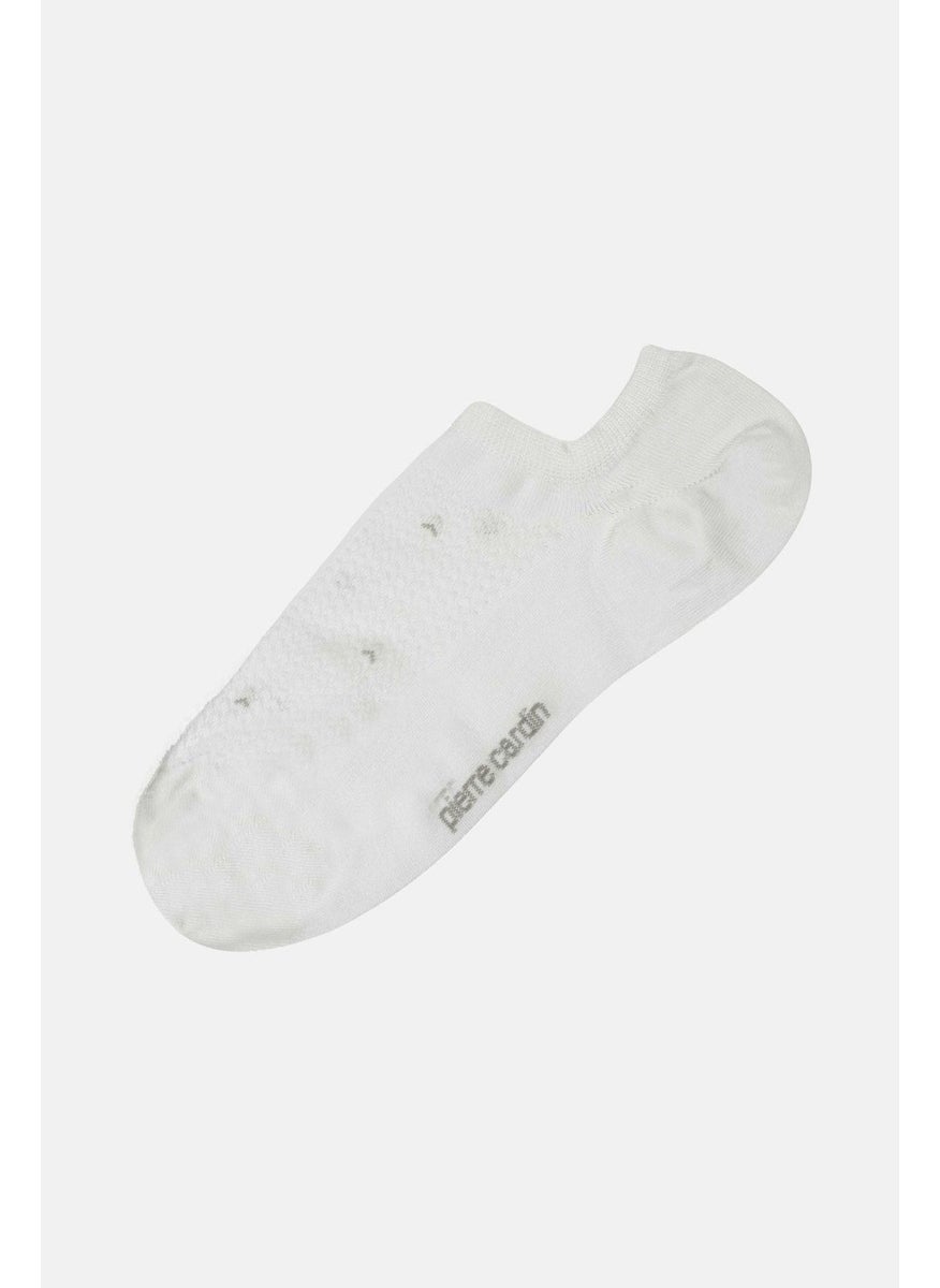 pierre cardin Bamboo 6-Pack Men's Sneakers Non-Slip Socks 3072-PC White  - Image 3