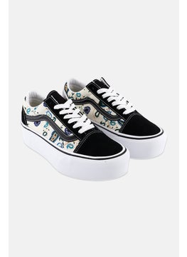 VANS Women Old Skool Lace Up Shoes, Black Combo  - Image 1