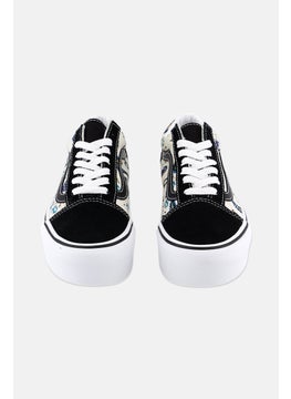 VANS Women Old Skool Lace Up Shoes, Black Combo  - Image 2