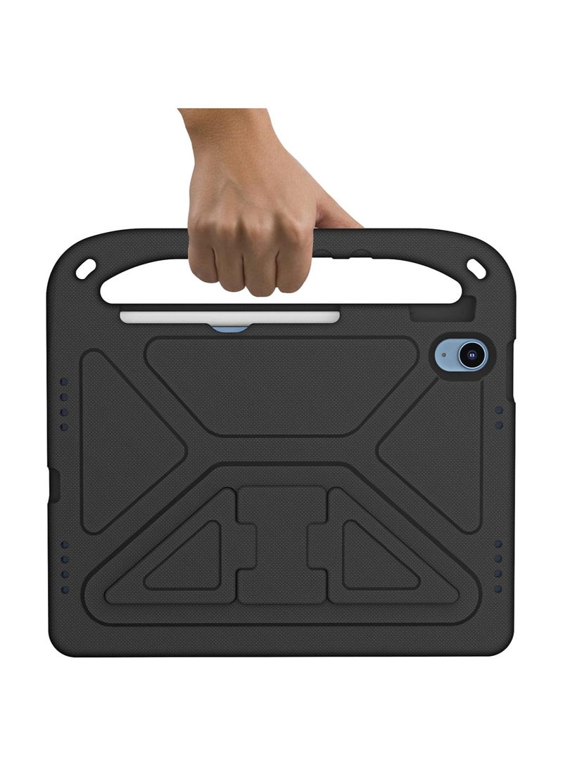 VKL Kids Case for iPad A16 11 inch 2025 (11th Gen) & iPad 10th Generation (10.9" 2022): Durable Shockproof Lightweight Stand Cover with Handle for Kids (Black) - Image 3