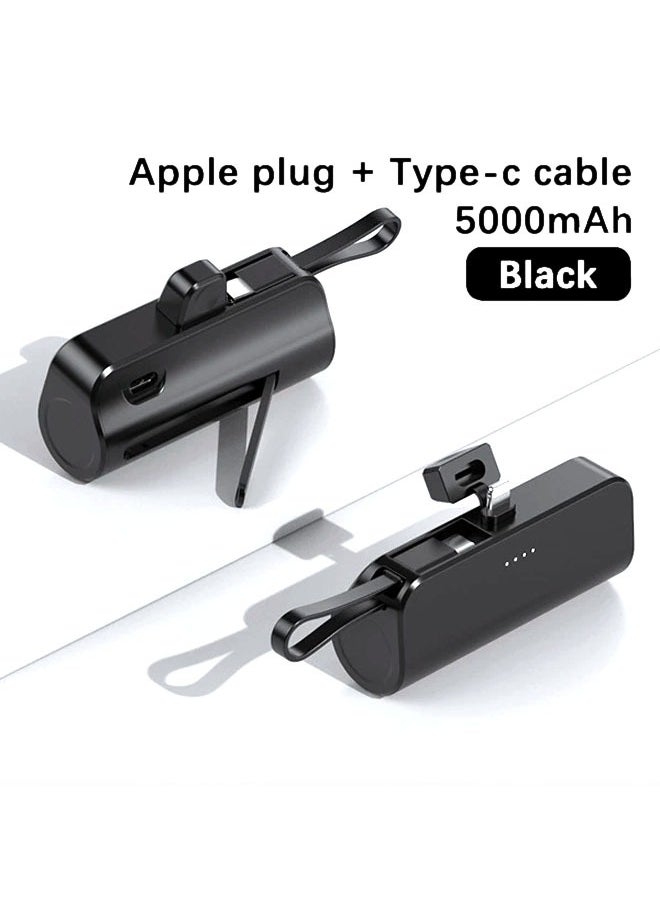 Power Bank - Portable Mini Powerbank 5000mAh Quick Charge 20W PD Portable Charger Plug-in-Use Powerbank Compatible for iPhone,With USB Type C - Image 1