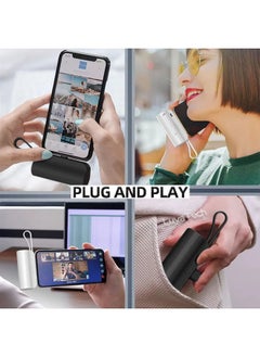 Power Bank Portable Mini Powerbank 5000mAh Quick Charge 20W PD Portable Charger Plug-in-Use Powerbank Compatible for iPhone,With USB Type C  - Image 5