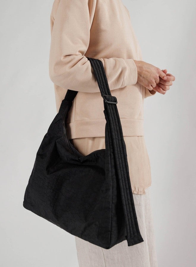 BAGGU Nylon Shoulder Bag - Black - Image 2