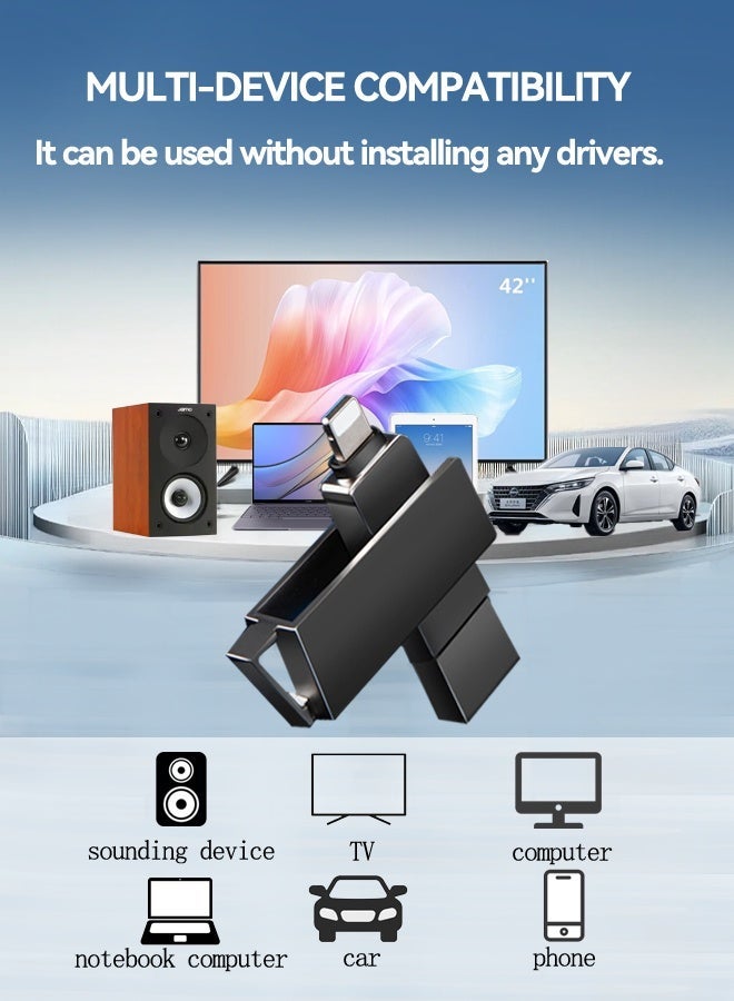 RUKYU 128G Multi‑Function USB Flash Drive, Lightning & USB 3.0 Dual Port Memory Stick, 60MB/s Read 50MB/s Write Speed External Storage for iPhone iPad iOS Android Windows Mac - Image 5