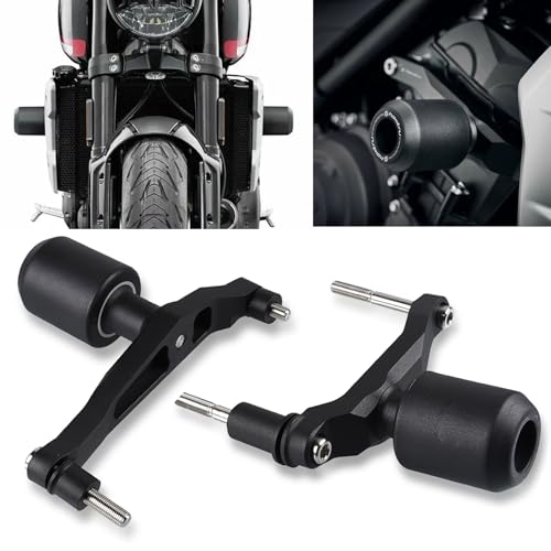 FREAXLL Trident 660 20212024 Frame Sliders 2pcs Black Motocycle Engine Crash Protection Pad for Triumph TRIDENT 660 2021 2022 2023 2024 black - Image 1