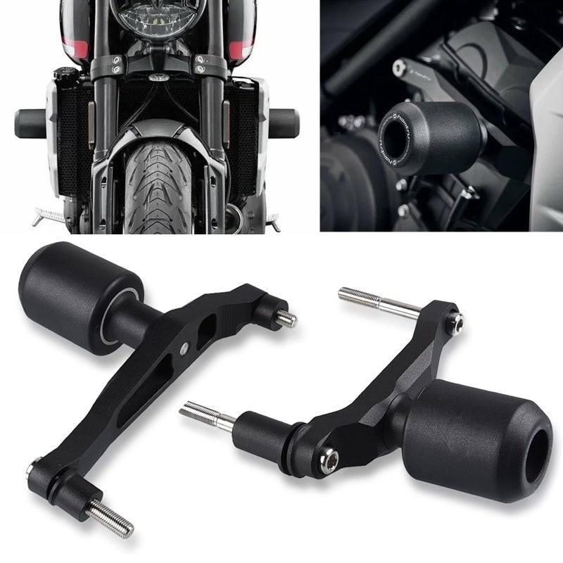 FREAXLL Trident 660 20212024 Frame Sliders 2pcs Black Motocycle Engine Crash Protection Pad for Triumph TRIDENT 660 2021 2022 2023 2024 black - Image 2